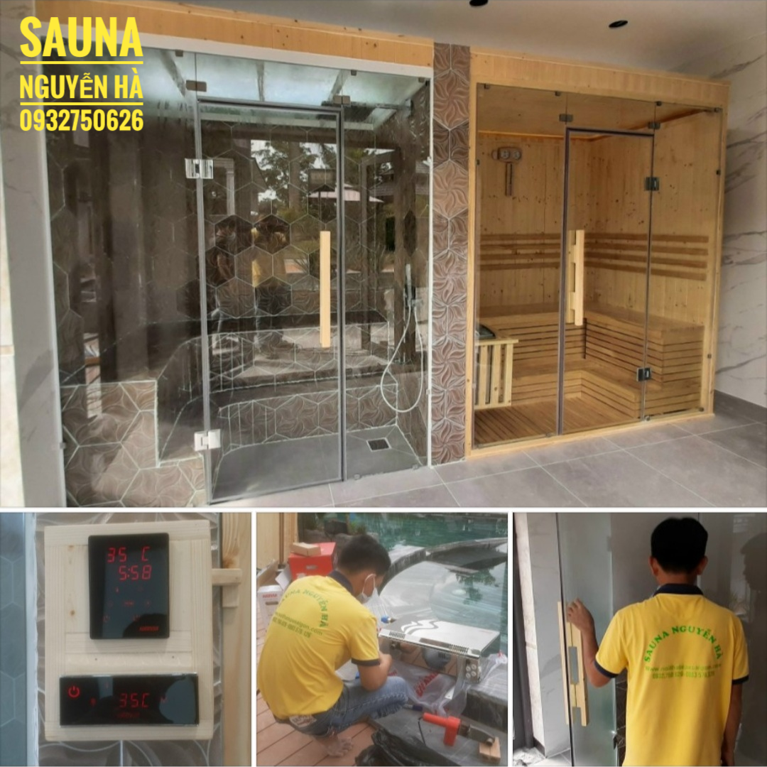 Cặp Đôi Phòng Xông Hơi Khô và Ướt Harvia Cặp Đôi Phòng Xông Hơi Khô và Ướt Harvia